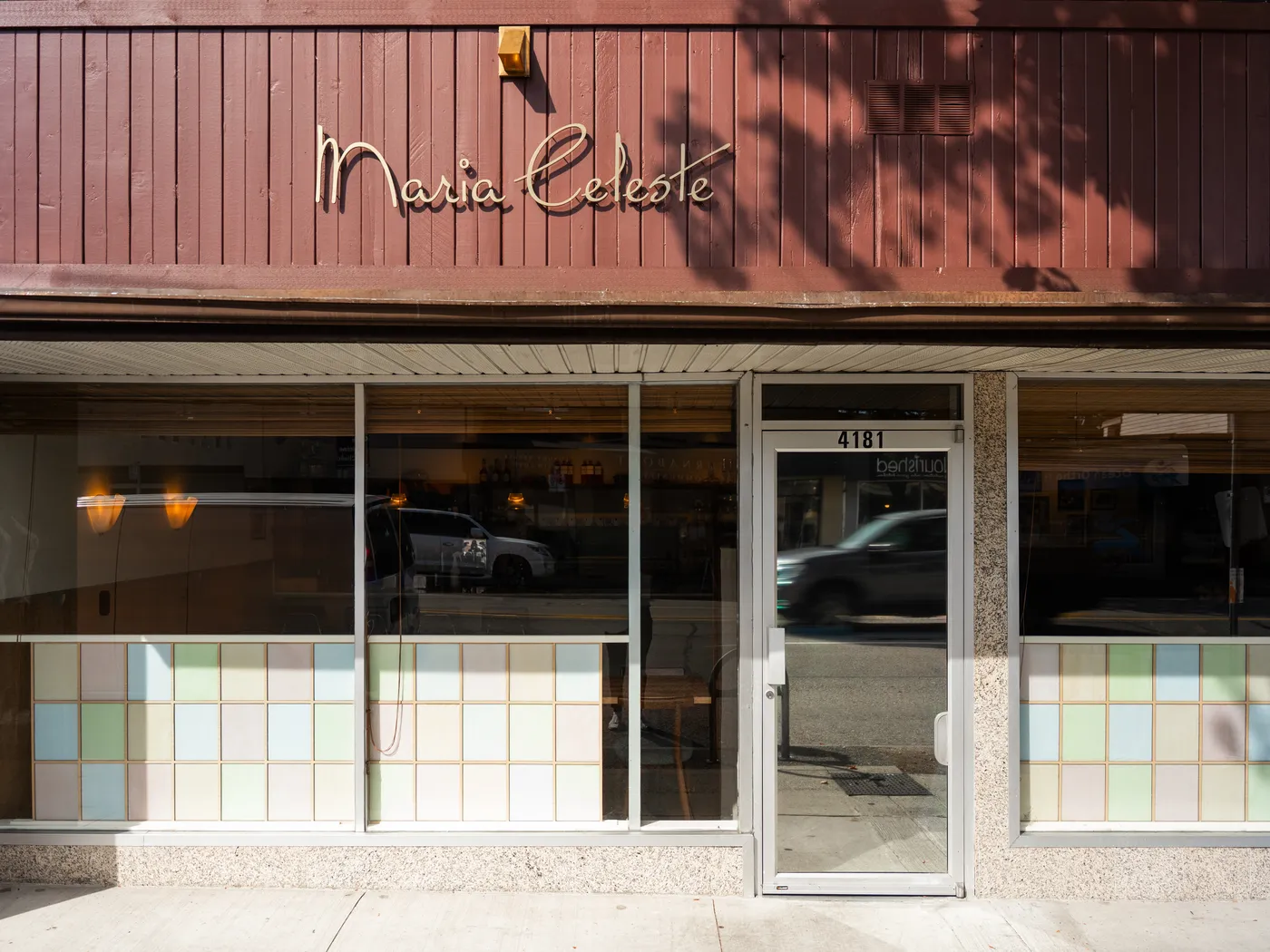 Maria Celeste restaurant storefront